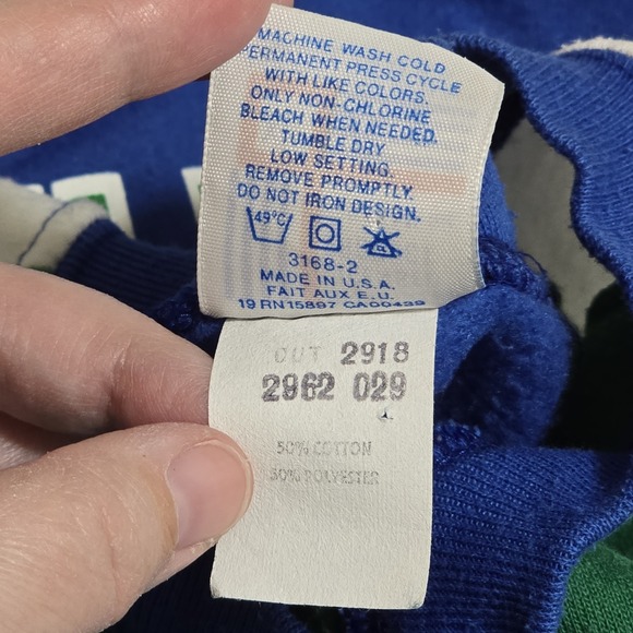 Seattle Seahawks Vintage 1980s Crewneck Sweatshirt XL Made USA NFL - Picture 5 of 15